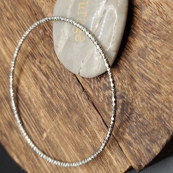 B2835 shining silver tone bracelet slider - Picture 1 of 2